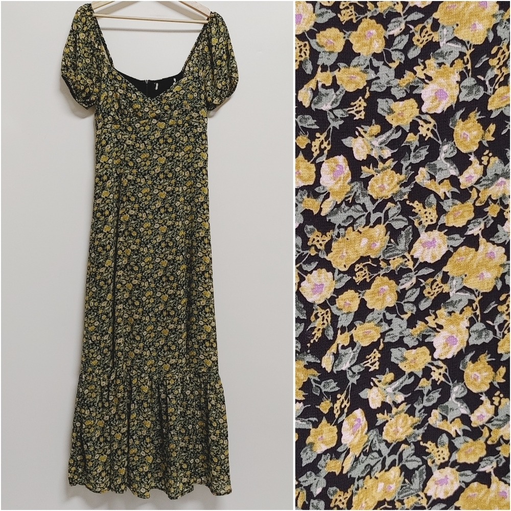 Urban Outfitters Floral Midi Dress